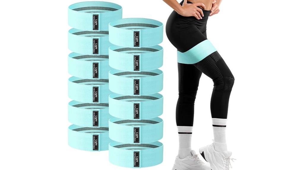 twelve piece workout resistance bands