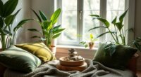 use green tones for relaxation