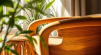 using wood and rattan