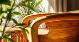 using wood and rattan