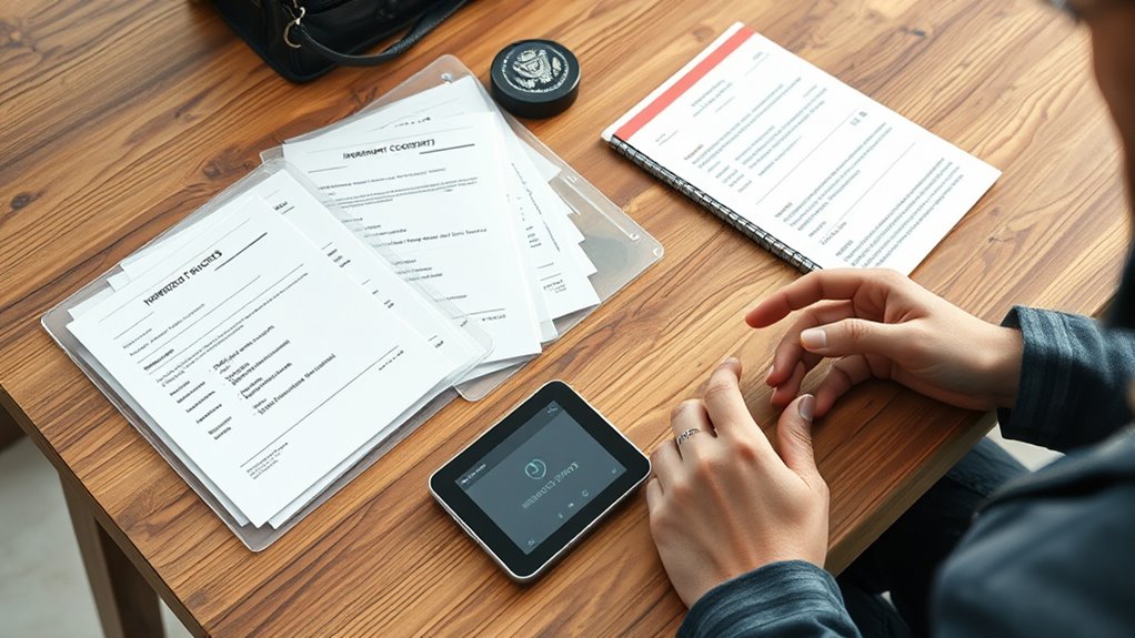 verify contacts and documents