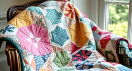 vintage inspired modern quilt