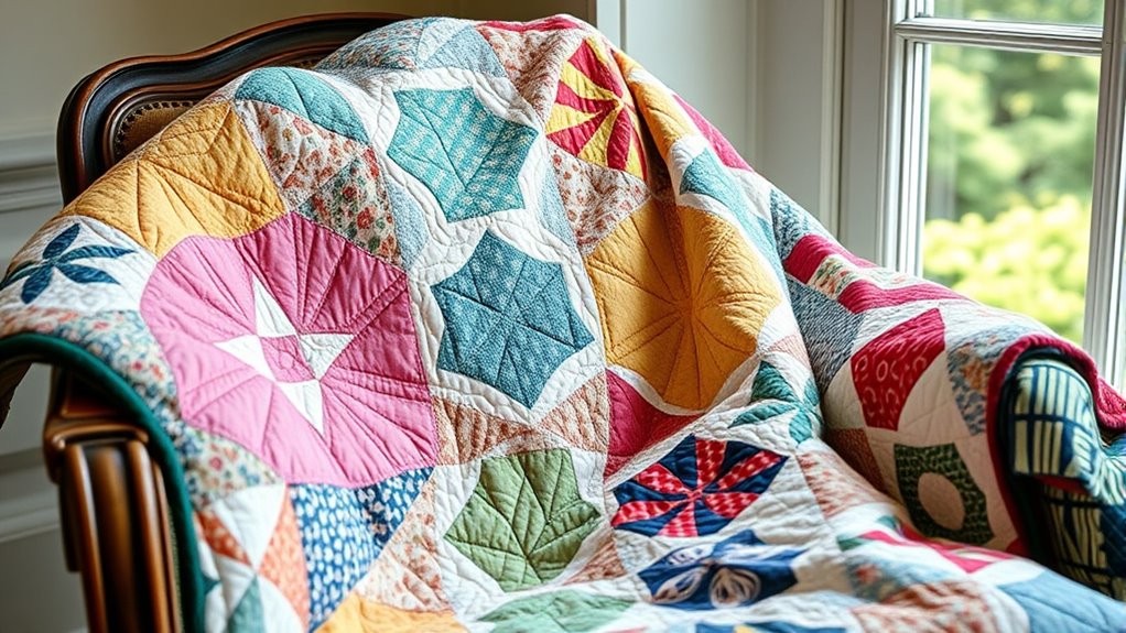 vintage inspired modern quilt