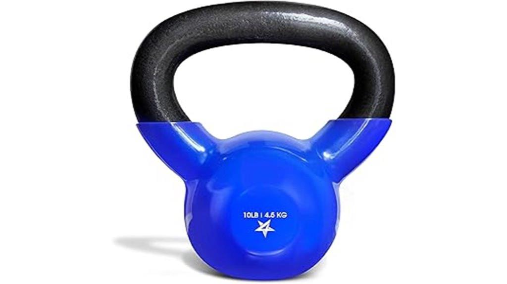 vinyl coated kettlebell workout