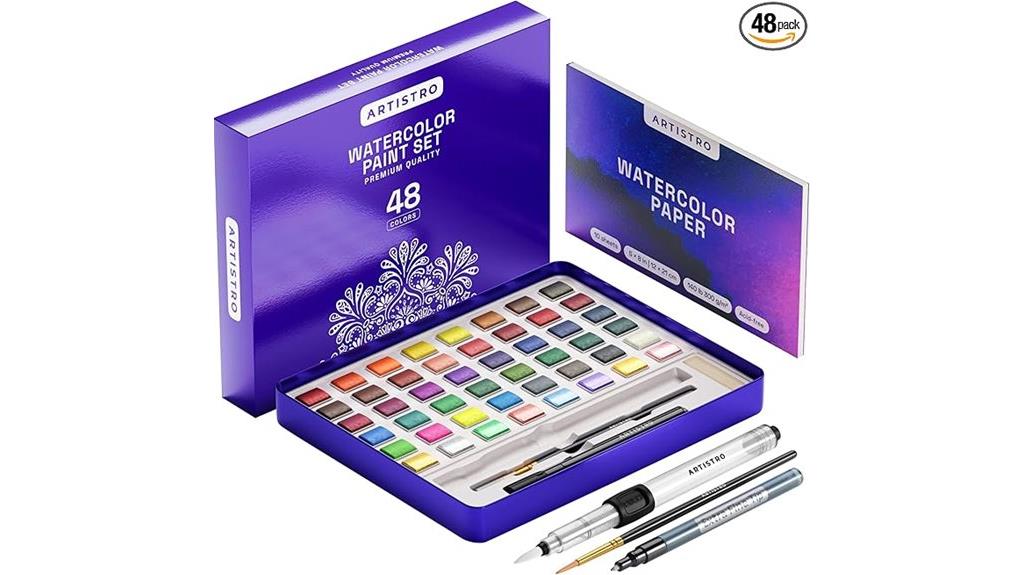 vivid colors watercolor set