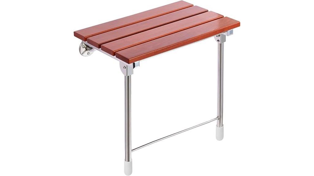wall mounted shower seat