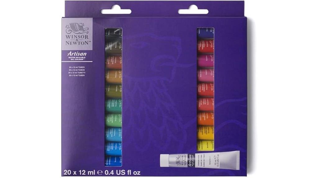 water soluble oil paint set