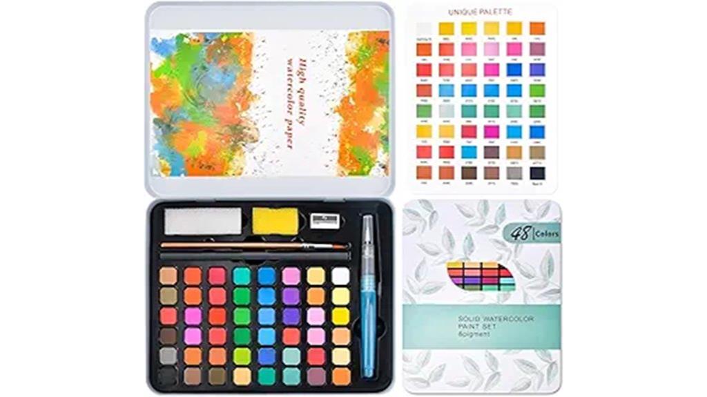 watercolor paint set bundle