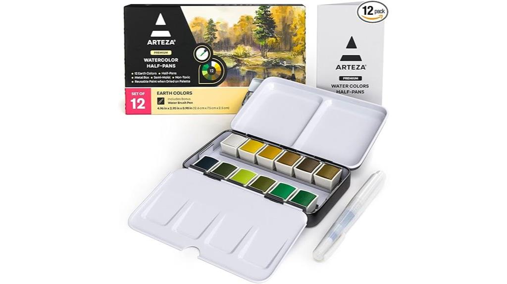 watercolor paint set