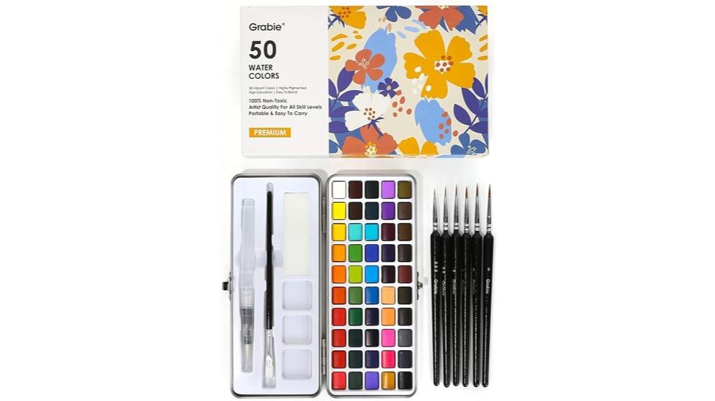 watercolor paint set