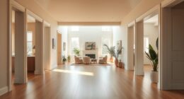 wider doorways and hallways