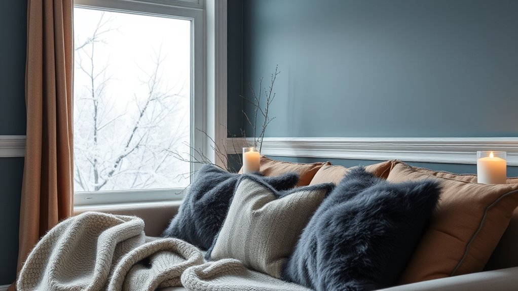 winter tones promote calming harmony