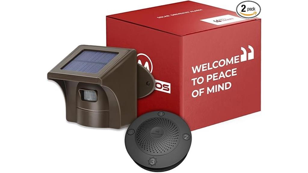 wireless solar driveway alarm