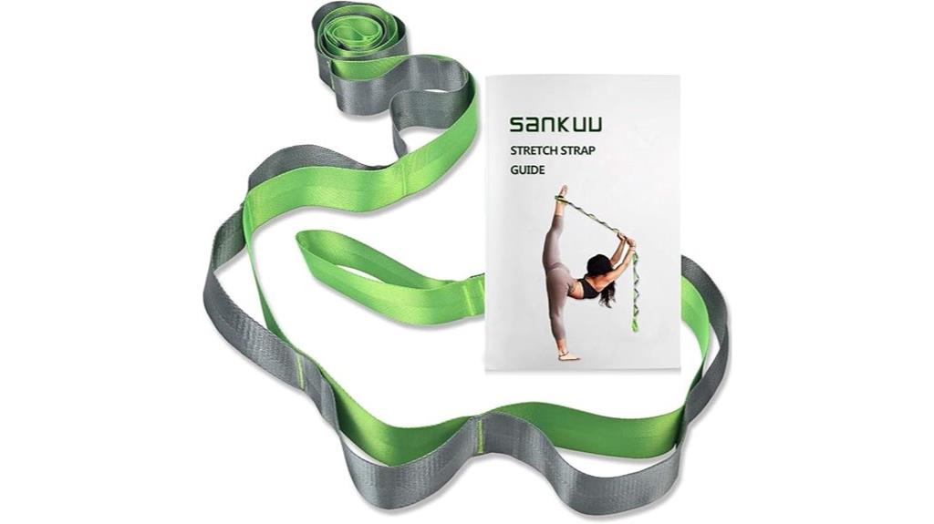 yoga straps with 12 loops