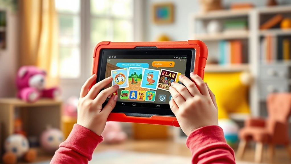 child friendly tablet features