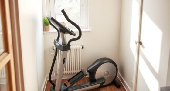 compact space saving ellipticals