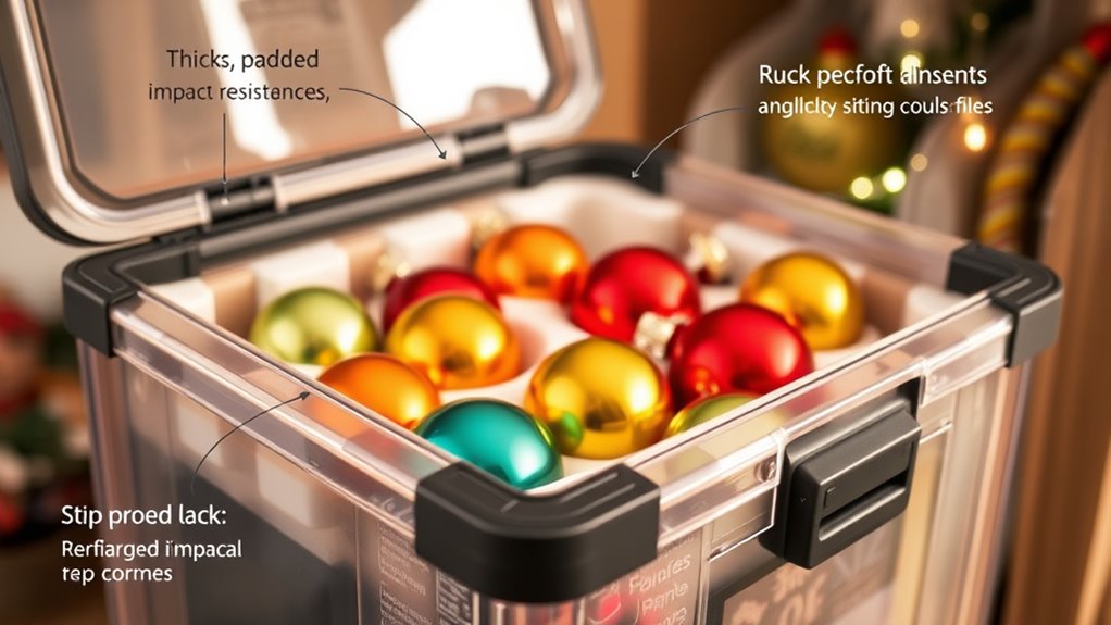 drop resistant ornament storage