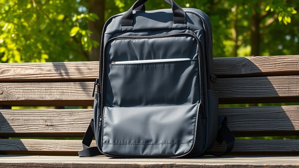 laptop compartment size and features
