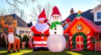 large holiday inflatable decorations