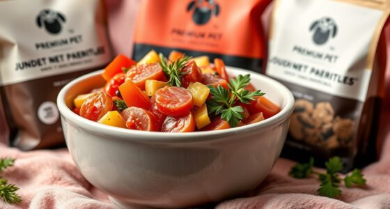 luxurious gourmet pet food