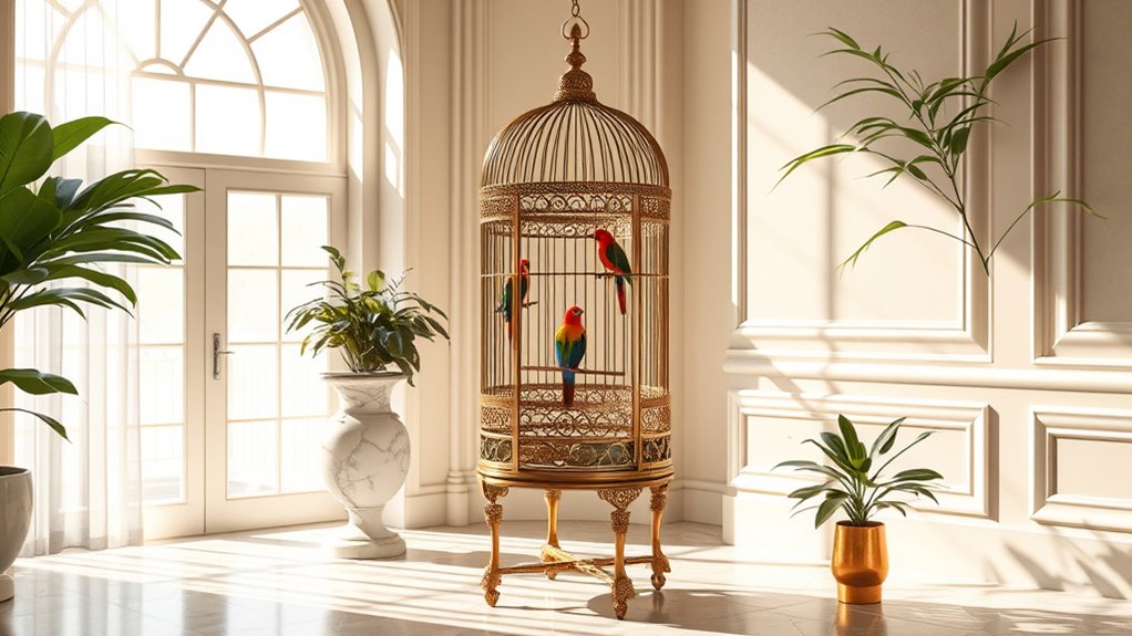 luxury bird cage selection