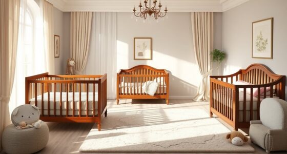 luxury convertible nursery cribs