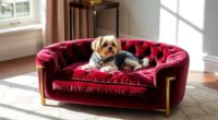 luxury dog beds selection