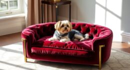luxury dog beds selection