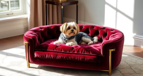 luxury dog beds selection