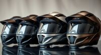 luxury motorcycle helmet selection