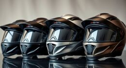 luxury motorcycle helmet selection