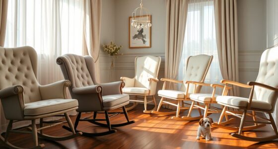 luxury nursery rocking chairs