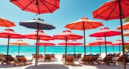 luxury stylish sunshade umbrellas