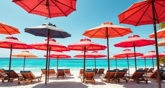 luxury stylish sunshade umbrellas