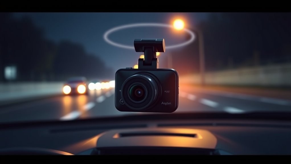 night vision dash camera features