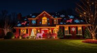 outdoor christmas light projectors