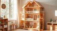 premium wooden dollhouse sets