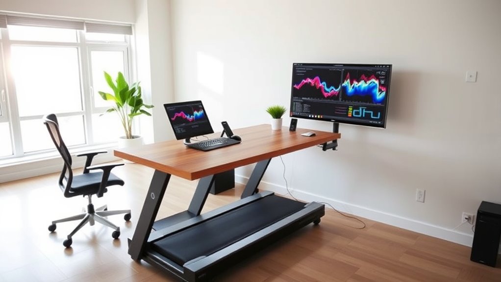 smart treadmill desk setups