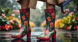 stylish functional rain boots