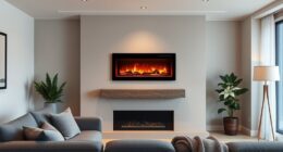 ventless electric fireplace options