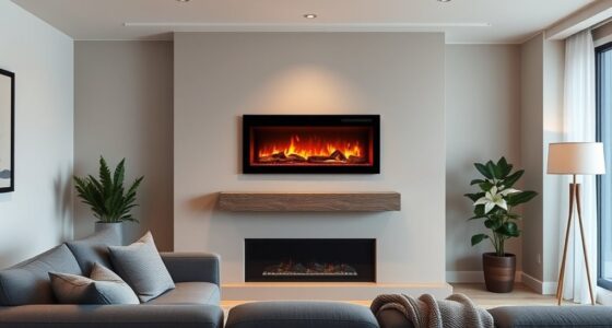ventless electric fireplace options