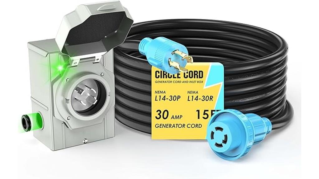 15 foot 30 amp extension