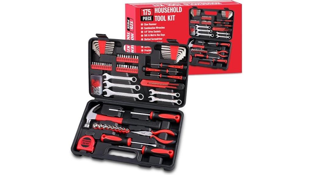175 piece toolbox tool kit