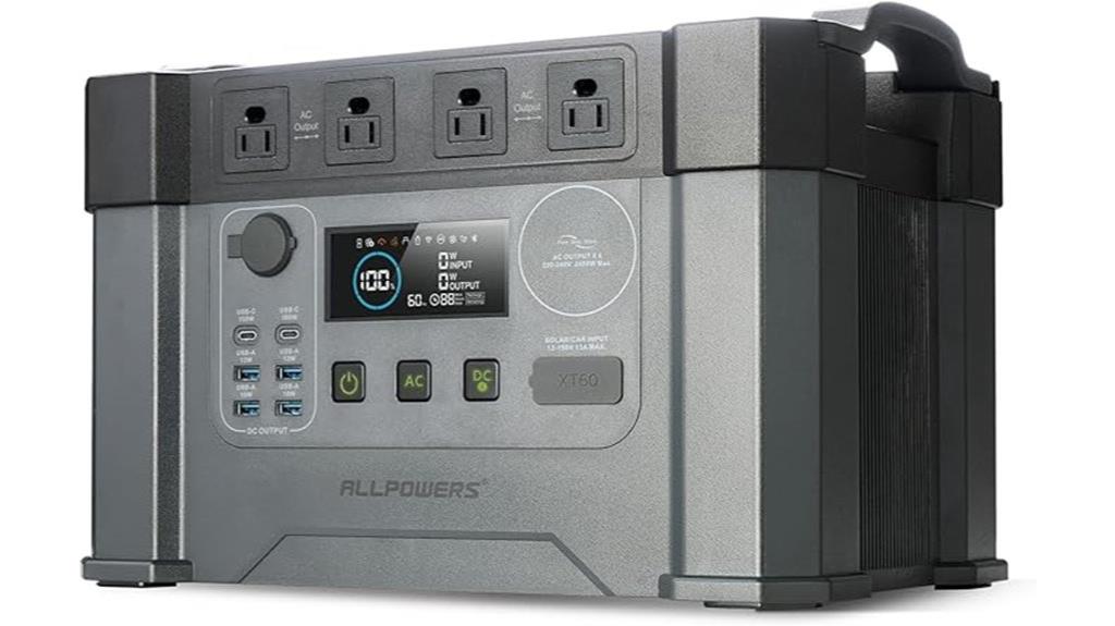 2000w portable solar generator