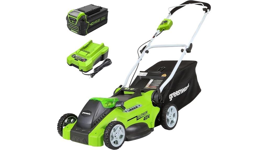 40v 16 cordless mower