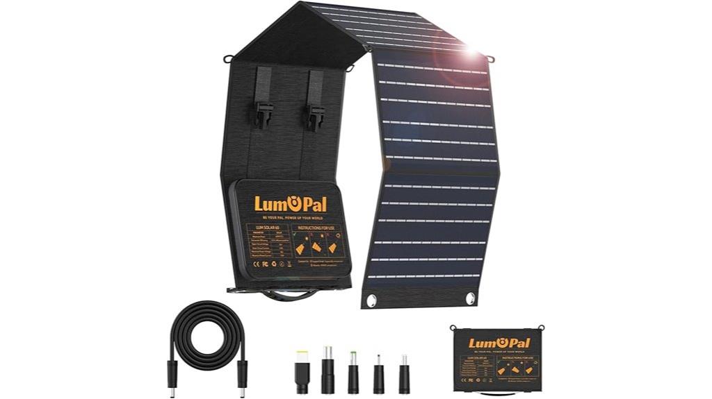 60w foldable solar charger