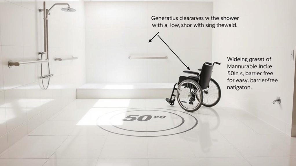 accessible bathroom space planning