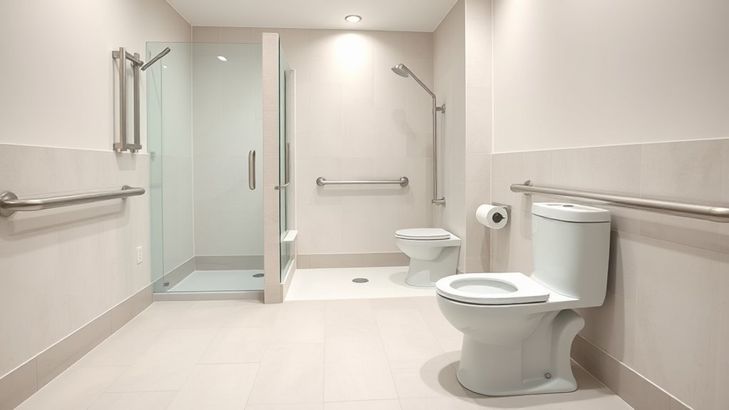 accessible bathroom transfer design