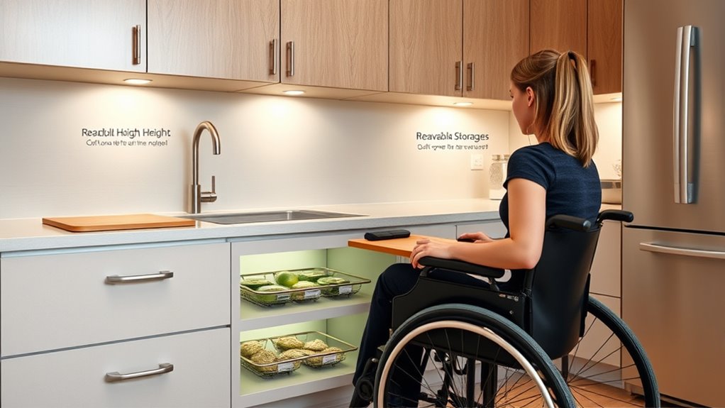 accessible customizable kitchen design