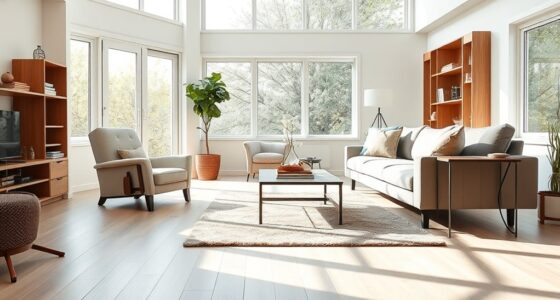 accessible living room arrangement